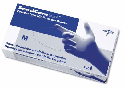 Sensicare Ice Nitrile Exam Gloves